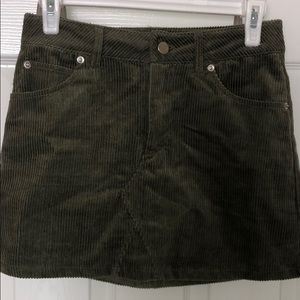 Corduroy skirt